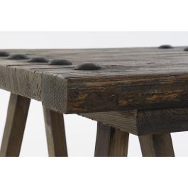 DKD Home Decor Mesa Centro Marron Negro 110 x 70 x 40 cm Olmo