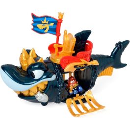 Magic Box Ppxsp112In11 Piratix King Shark Golden Teeth Figura Acción Tiburón Dientes Dorados Juguete Coleccionable +3 Años