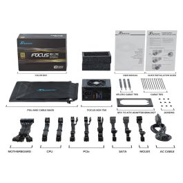 Seasonic FOCUS SGX-750 Fuente de Alimentación 750W 80 PLUS Gold SFX Modular PC Negro