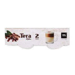 La Mediterranea Set 2 Mugs "Tera" 250 ml – Juego de 2 tazas de café (24 Cajas)