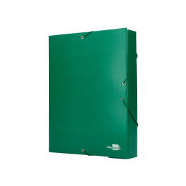 Liderpapel Carpeta Proyectos Folio Lomo 90mm Cartón Forrado Verde 250x350 mm