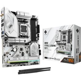 ASROCK B850 Steel Legend WiFi (AM5) (D) Placa Base para AMD Ryzen 7000/8000/9000, Socket AM5, DDR5, Wi-Fi 7