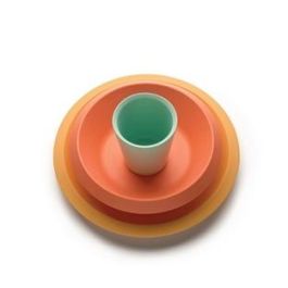 Alessi UNS05S1 Giro Kids Set de Vajilla para Niños en Melamina - Diseño Ben van Berkel / UNStudio