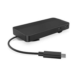 Lenovo 40B90000WW Travel Dock USB-C Dual Display Inalámbrico, 2x USB 3.2 Gen 1 Type-C, 1x HDMI 2.1, 1x DisplayPort 1.4, Ethernet 1000Mbit/s, Negro Eclipse Black 4K Ultra HD
