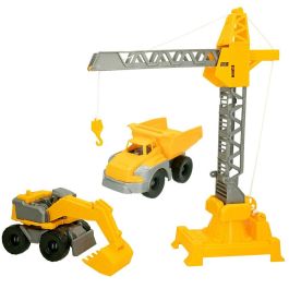 Vehículos de Construcción Colorbaby 31 x 41 x 9,5 cm (4 Unidades) 3 Piezas Vehículos de Construcción Colorbaby 31 x 41 x 9,5 cm (4 Unidades) 3 Piezas