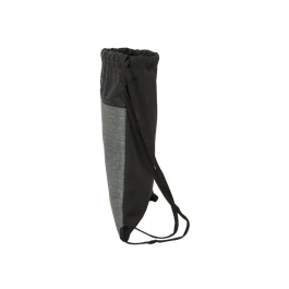 Bolsa Mochila con Cuerdas BlackFit8 Old school Negro Gris 35 x 40 x 1 cm