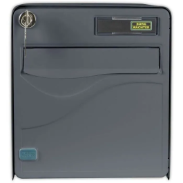 Burg-Wächter Buzón Baltic 1 Puerta BUR3572010525257 - Acero Galvanizado, Antracita, Hecho en Francia