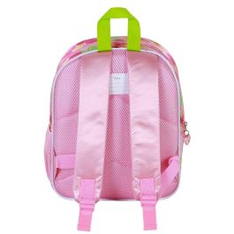 Disney Minnie Mouse Mochila preescolar 3D Elite Kitten con relieve frontal, bolsillo lateral y espalda acolchada - Rosa 7L
