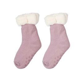 Calcetin Sherpa Adulto Lila Claro Giftdecor 21X39CM (12 Unidades) Calcetin Sherpa Adulto Lila Claro Giftdecor 21X39CM (12 Unidades)
