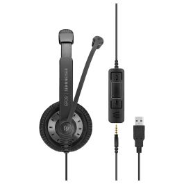EPOS Impact SC 45 USB MS Auriculares con diadema, alámbricos, para llamadas y música, cancelación de ruido