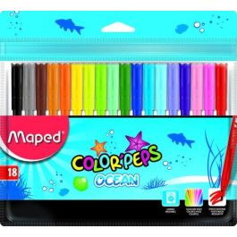 Rotulador Fibra Maped Color´Peps Ocean Estuche De 18 Precio: 3.50000002. SKU: B172KQSXWQ