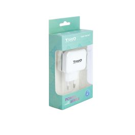 Tooq Cargador Pared TQWC-1S02WT Blanco 2 Puertos USB 3.4A Carga Rápida