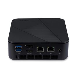 Acer 12N0U Barebone Veriton Vn1502 gr Mini PC Negro Intel N100 DDR4 M.2 SSD Wi-Fi 6 HDMI 2.1 DP 1.4a 5x USB 3.2 Gen 2 Sin SO