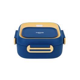 Thermosport Fiambrera Plástico-Acero Cuadrada 750 ml 17.5 cm x 17.3 cm x 8.4 cm (6 Unidades)