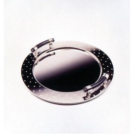 Alessi MGVASS Bandeja Redonda con Asas Acero Inoxidable 18/10 48cm