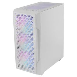 Mars gaming Caja Ordenador MC-GEO ATX Semitorre con Ventana de Cristal Templado e Iluminación RGB