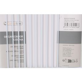 Confortime Organizador de Cocina Blanco 41.9 x 21.5 x 14.9 cm (12 Unidades)