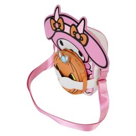 Loungefly Bolso Mini My Melody Reversible Piel Vegana Sanrio 15x20x5cm Tirantes Ajustables Detalles Fosforescentes