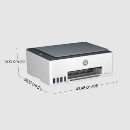 HP Smart Tank 5105 Impresora Multifunción Inyección Tinta Color A4 con Wi-Fi, Escáner y Copiadora, Sistema de Tinta Recargable
