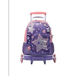 Totto Mochila Morral 3 Ruedas Star Cat L Infantil MJ03STC006-2410-4Q8L Morado Satín