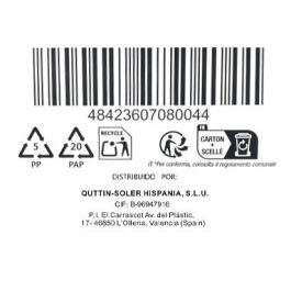 Quttin Cuchillo Sierra Multiusos # (F) Prb -144- (21 x 2 x 2 cm) 11C (48 Unidades)