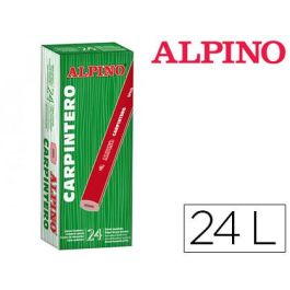 Lapices Alpino Carpintero Caja De 24 Unidades