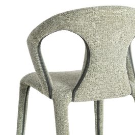 Silla Jaspeado Verde Tejido Salón 52,50 X 59 X 79 cm