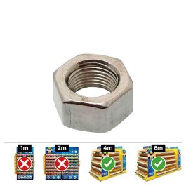 Celo Tuerca hexagonal DIN 934 Ø10mm acero clase 8 - Caja 250 unid. Precio: 41.50000041. SKU: S7909108