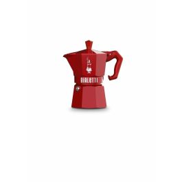Cafetera Italiana Bialetti MOKA EXCLUSIVE Rojo Aluminio 3 Tazas Cafetera Italiana Bialetti MOKA EXCLUSIVE Rojo Aluminio 3 Tazas