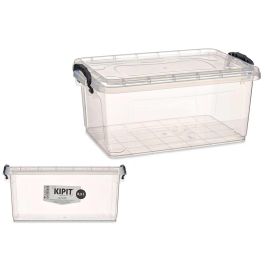 Caja Plastico Ordenacion Transparente 8,5L Kipit 23X15CM (12 Unidades) Precio: 52.5000003. SKU: B1AZNB5SPX