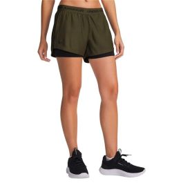 Pantalones Cortos Deportivos para Mujer Under Armour Tech Play Up Negro XL