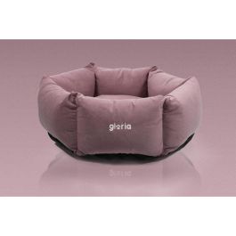 Cama para Perro Gloria Hondarribia Rosa 75 x 75 cm Hexagonal