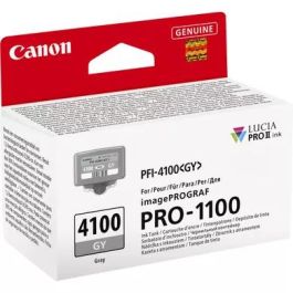 Canon Pfi-4100 gry Cartucho de Tinta Pigmentada LUCIA PRO II Gris para imagePROGRAF PRO-1100 A2, Resistencia 200 Años Canon Pfi-4100 gry Cartucho de Tinta Pigmentada LUCIA PRO II Gris para imagePROGRAF PRO-1100 A2, Resistencia 200 Años
