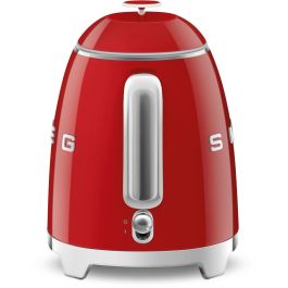Smeg KLF05RDEU Mini Tetera Eléctrica 0.8L 1400W Rojo Acero Inoxidable, Hervidor de Agua Filtrado