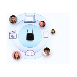 D-Link DWR-960 LTE/UMTS Mobile Hotspot Wi-Fi 5 (802.11ac) Doble Banda 2.4 GHz / 5 GHz Enrutador Portátil Negro