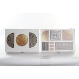 DKD Home Decor Tapa Contador Glam MDF Dorado Negro 6 x 31.5 x 46.5 cm (2 Unidades) Precio: 14.49999991. SKU: B165Q7RBTY