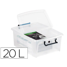 Caja Almacenamiento Strata By Cep Hw695 20 Litros Apilable Cristal Precio: 19.59000043. SKU: B1JKADCK3W
