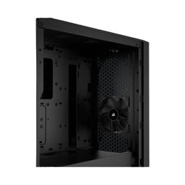 Corsair CC-9011251-WW 3000D Torre Media ATX, Panel de Vidrio Templado Negro con Iluminación RGB Multicolor, para Juegos y Montaje de PC