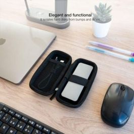 Tooq Funda para Disco Duro HDD/M2, Color Negro - Protección y Transporte Seguro
