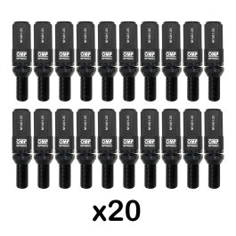 Kit de tornillos OMP OMPS09971401 28 mm Negro M14 x 1,25