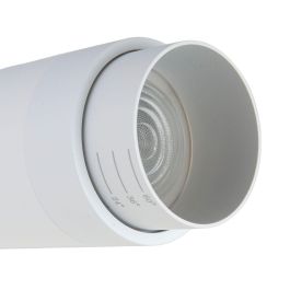 Foco de Carril LED Multiángulo Trifásico 30W 2700Lm CRI90 3CCT Regulable TRIAC. Luz Blanca Fría/Natural/Cálida, 40.000h para Tiendas
