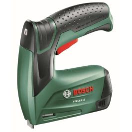 Bosch PTK 3,6 Li Grapadora inalámbrica con sistema Push+Release e indicador de nivel de carga de batería