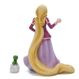 Enesco Figura Disney Enredados Rapunzel y Pascal, Resina de Piedra, 21 cm