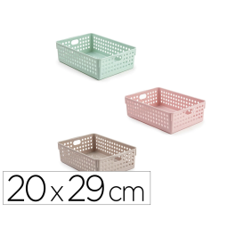 Plasticforte Cesta de Ordenación Atlas Nº3 Rectangular Plástico 100% Reciclable 20 x 29 x 8,5 cm Colores Surtidos Precio: 29.49999965. SKU: B139D95GQ8