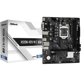 ASRock PLACA ASROCK H510M-HDV/M.2 SE, Intel LGA1200, DDR4, Micro ATX, 90-MXBM00-A0UAYZ