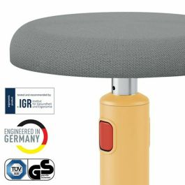 Taburete Ergonómico Leitz Ergo Cosy Active Amarillo Plástico