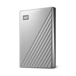 Western Digital My Passport Ultra 2TB Disco Duro Externo Portátil USB-C USB 3.0 con Cifrado Hardware y Copia de Seguridad Automática Plata