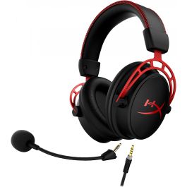 HP Cloud Alpha Auriculares Gaming Diadema Over-Ear Inalámbrico Negro Rojo para PC PS5 PS4 Xbox Switch Mobile 1337Hz 298g