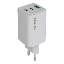 Canyon CU65ACC Cargador GaN 65W, 2 Puertos USB-C PD y 1 USB-A, Carga Rápida para Portátil/Smartphone, Enchufe UE, Blanco Precio: 37.2559. SKU: B16MQPXJ4A