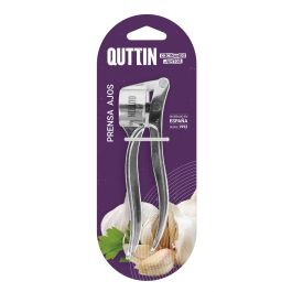 Quttin Prensa de Ajos en Aleación de Zinc, 22.3 cm x 8.4 cm x 3.4 cm (12 Unidades)